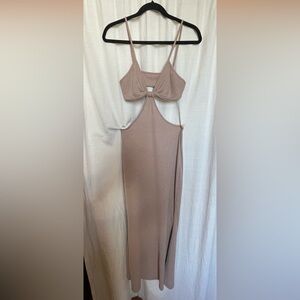 Barely There Nude Maxi Dress